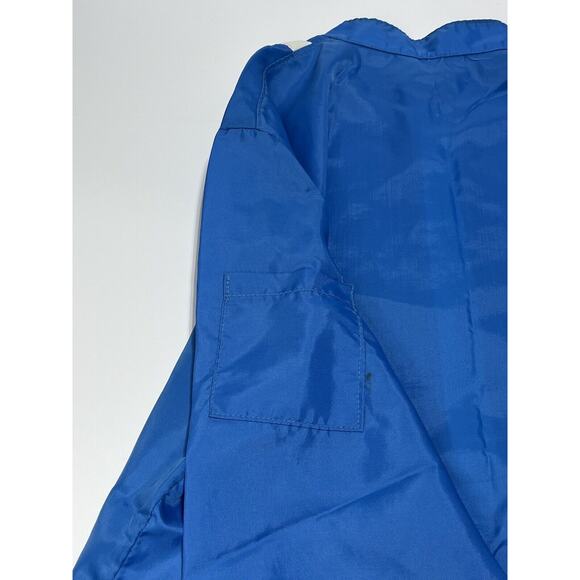 VINTAGE BELL SYSTEM BLUE YELLOW WHITE RACING JACKET SIZE MEDIUM FLEECE LINED - Picture 8 of 10